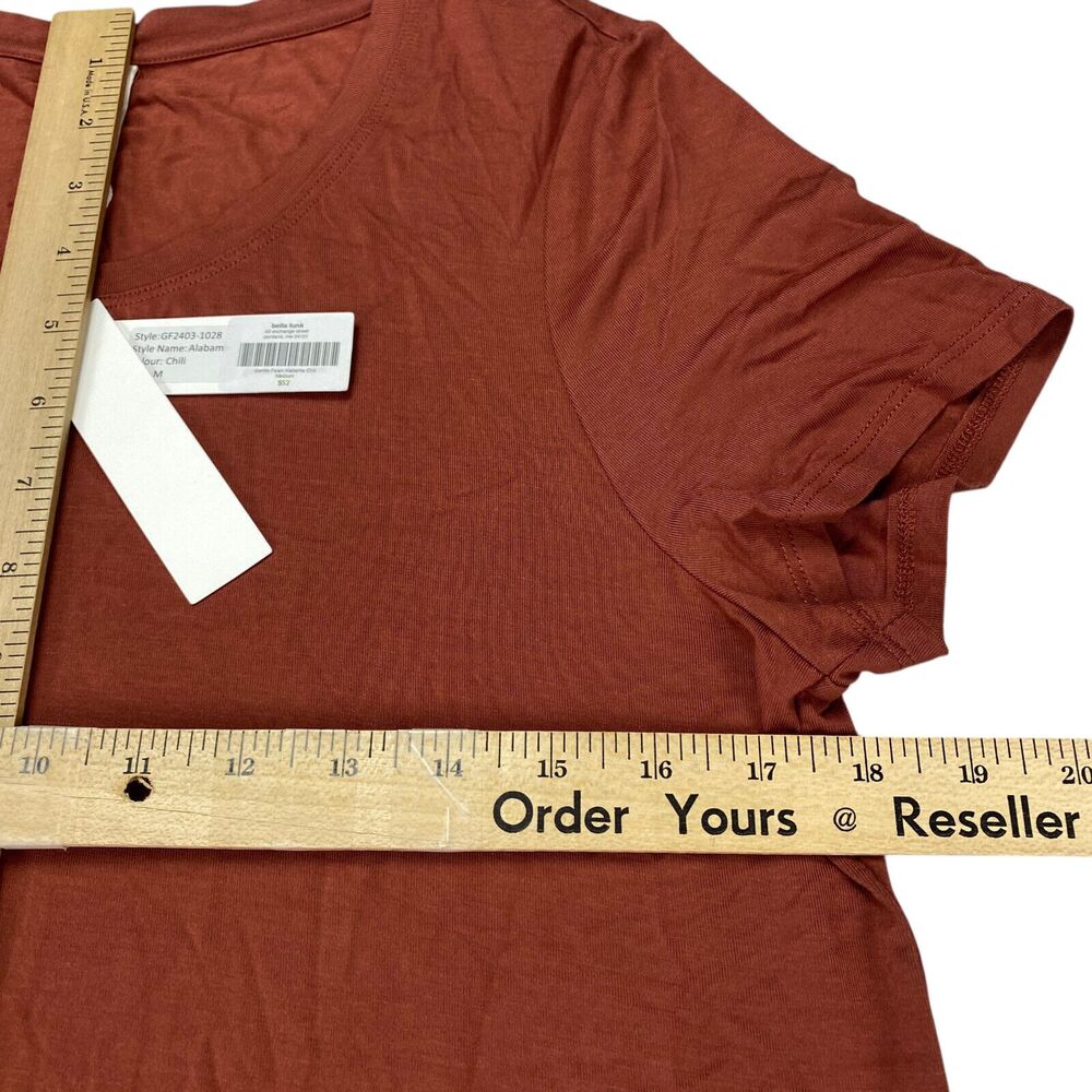 Gentle Fawn Alabama Jersey Knit Short Sleeve T-Shirt Womens Sz M Chili MSRP: $52 - Picture 4 of 16